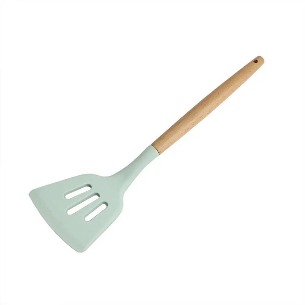 Silicone Kitchen Utensils Set Non-Stick Cookware For Kitchen Wooden Handle Spatula Egg Beaters Kitchenware Kitchen Accessories - Image 12