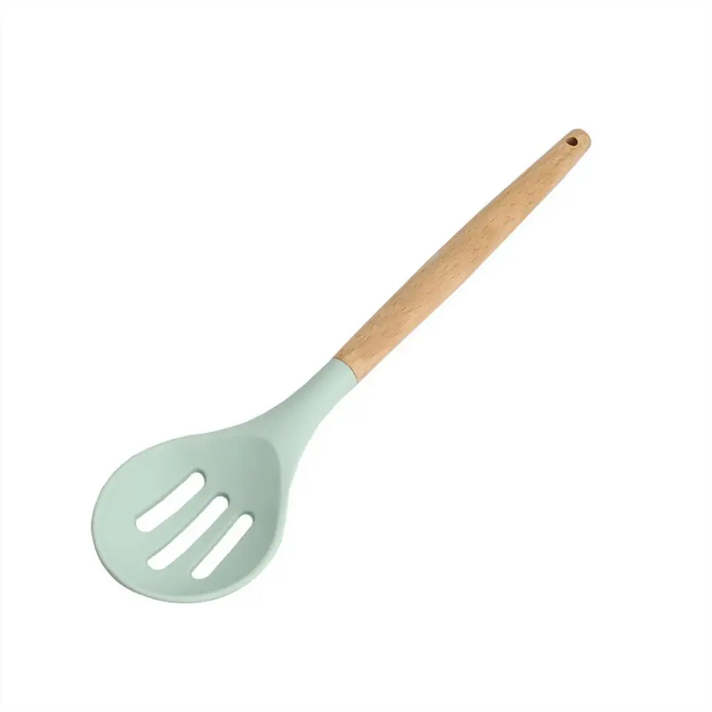 Silicone Kitchen Utensils Set Non-Stick Cookware For Kitchen Wooden Handle Spatula Egg Beaters Kitchenware Kitchen Accessories - Image 14