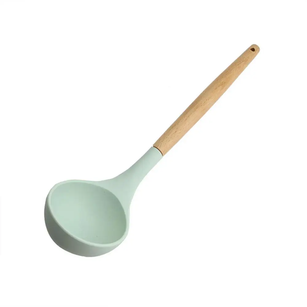 Silicone Kitchen Utensils Set Non-Stick Cookware For Kitchen Wooden Handle Spatula Egg Beaters Kitchenware Kitchen Accessories - Image 17