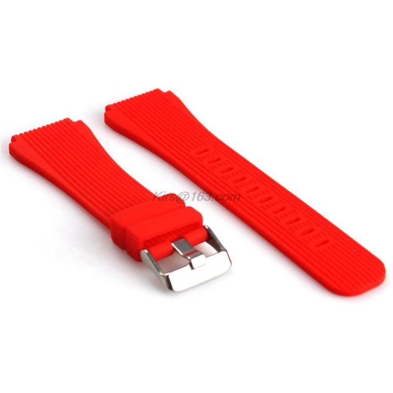 Silicone Wrist Band Strap for Samsung Galaxy Watch 46mm SM-R800 Smart watch Samsung Gear S3 Frontier Silicone Bracelet Replaceme - Image 3