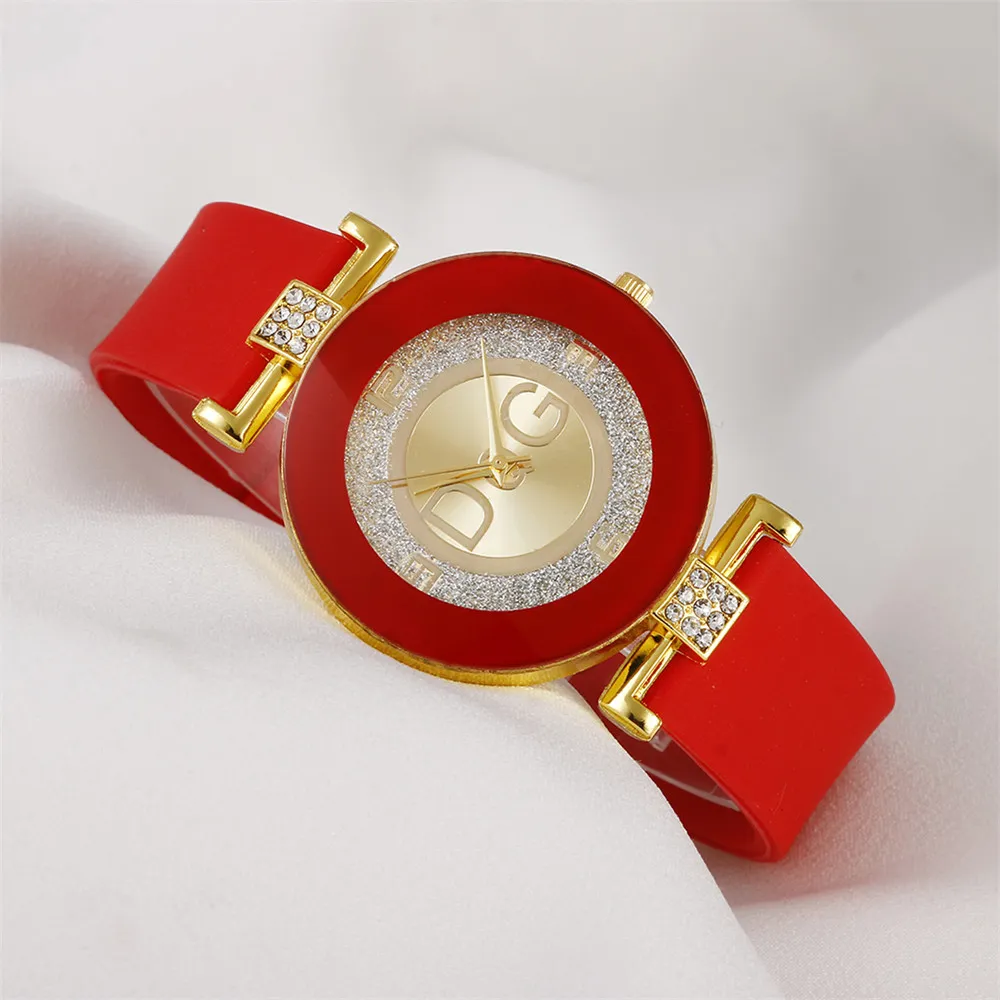 Simple Black White Quartz Watches Women Minimalist Design Silicone Strap Wristwatch Big Dial Women's Fashion Creative Watch 2022 - Image 2
