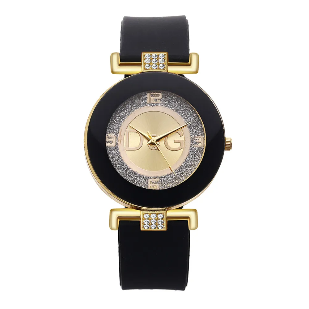 Simple Black White Quartz Watches Women Minimalist Design Silicone Strap Wristwatch Big Dial Women's Fashion Creative Watch 2022 - Image 5