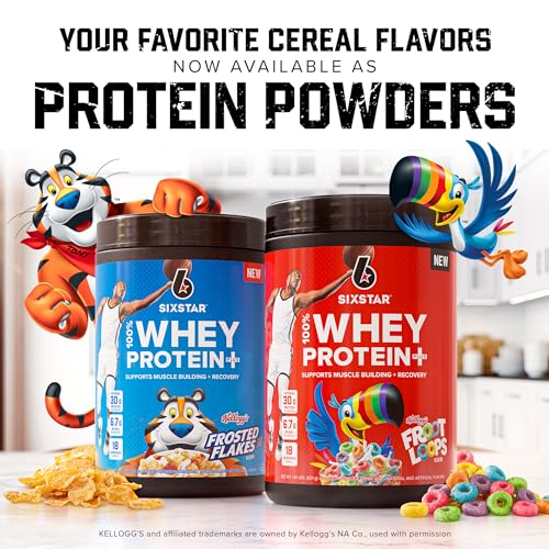 Six Star Whey Protein Powder Plus | Muscle Building & Recovery Plus Immune Support | Muscle Builder for Men & Women | Kellogg’s Froot Loops Flavor | 1.8lb - Image 7
