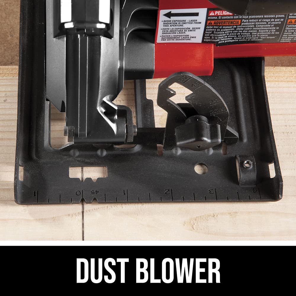 SKIL 15 Amp 7-1/4 Inch Circular Saw with Single Beam Laser Guide - 5280-01 - Image 5