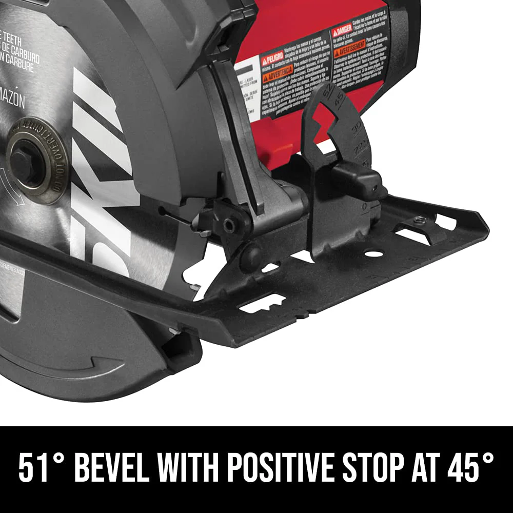 SKIL 15 Amp 7-1/4 Inch Circular Saw with Single Beam Laser Guide - 5280-01 - Image 7