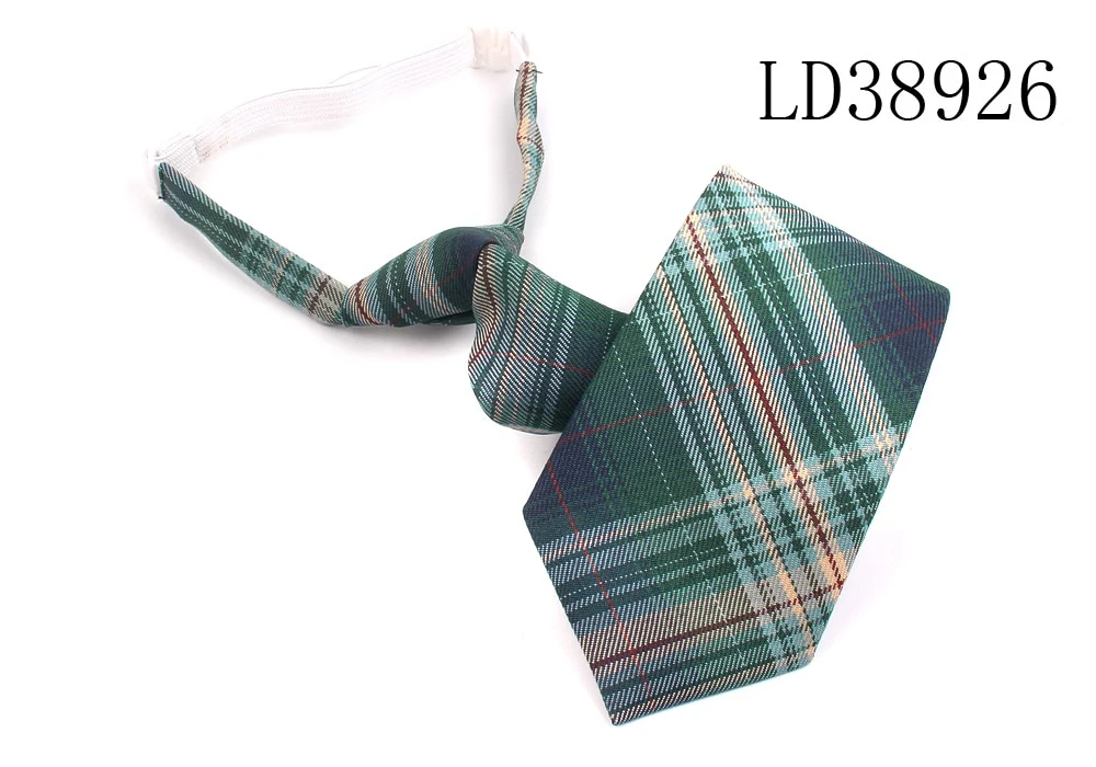 Skinny Ties For Men Women Casual Plaid Necktie Suits Boys Girls Ties Slim Men Necktie Gravatas Simple Lazy person Student Tie - Image 26
