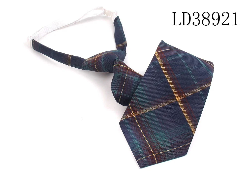 Skinny Ties For Men Women Casual Plaid Necktie Suits Boys Girls Ties Slim Men Necktie Gravatas Simple Lazy person Student Tie - Image 45