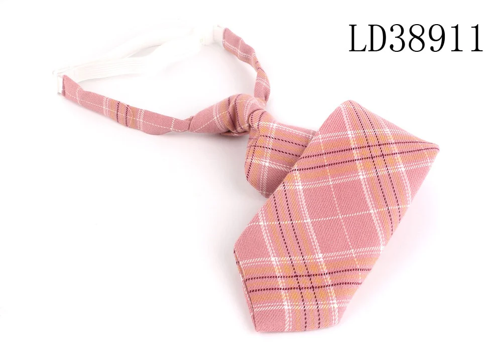 Skinny Ties For Men Women Casual Plaid Necktie Suits Boys Girls Ties Slim Men Necktie Gravatas Simple Lazy person Student Tie - Image 50