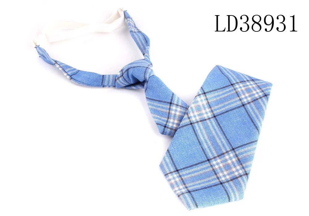 Skinny Ties For Men Women Casual Plaid Necktie Suits Boys Girls Ties Slim Men Necktie Gravatas Simple Lazy person Student Tie - Image 51
