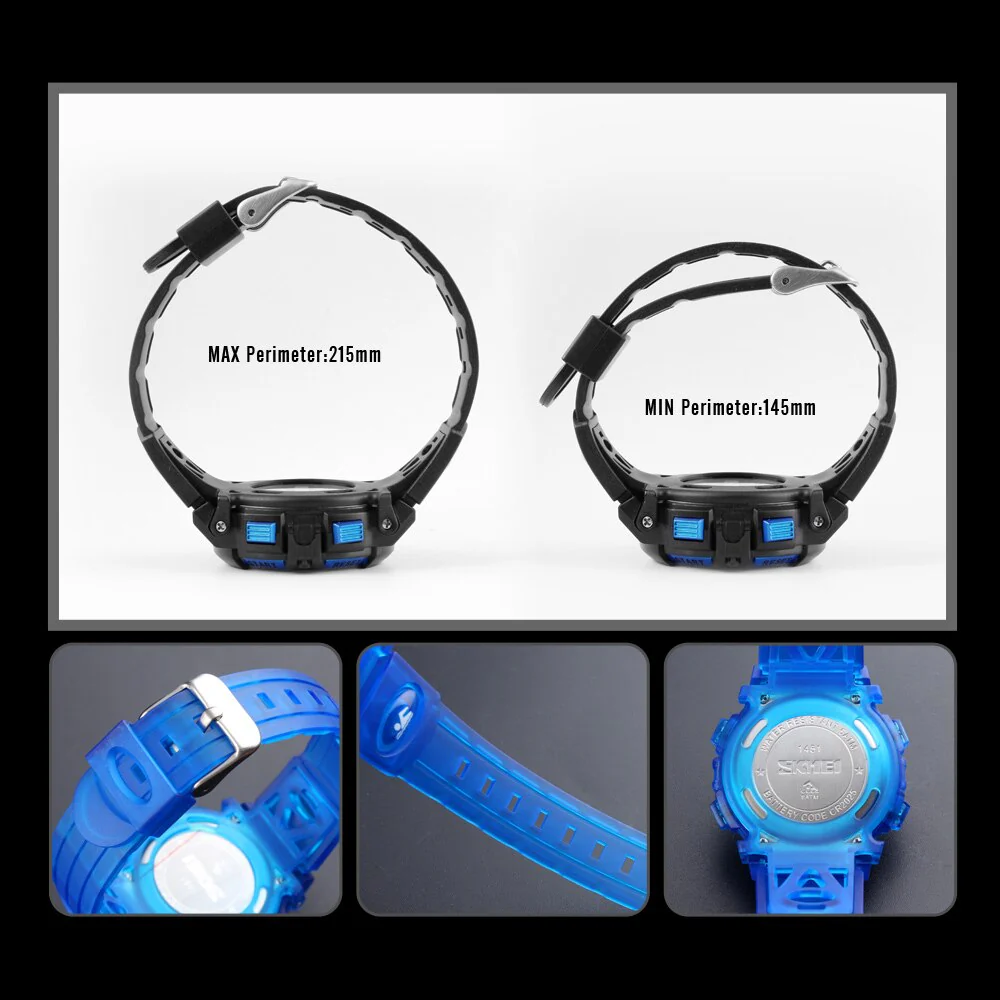 SKMEI Brand Sport Children Watch Waterproof LED Digital Kids Watches Luxury Electronic Watch for Kids Children Boys Girls Gifts - Image 10