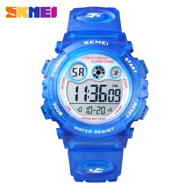 SKMEI Brand Sport Children Watch Waterproof LED Digital Kids Watches Luxury Electronic Watch for Kids Children Boys Girls Gifts - Image 3