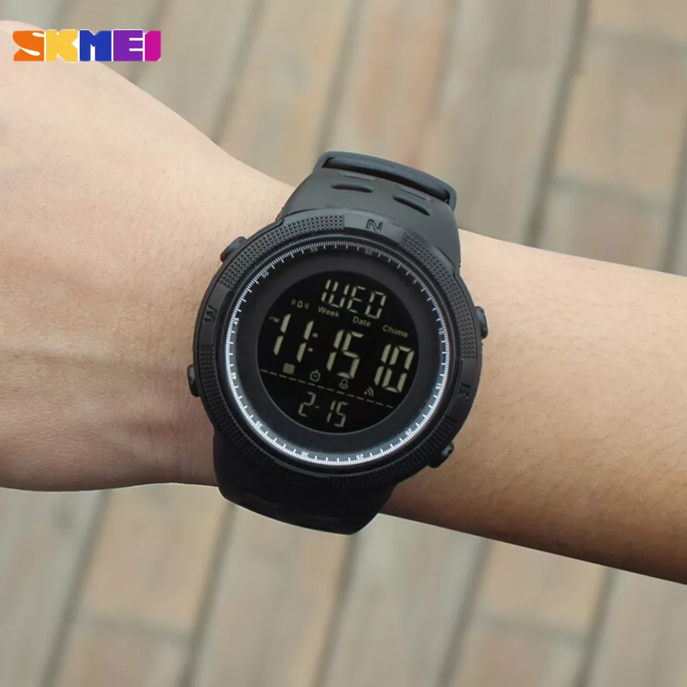 SKMEI Fashion Outdoor Sport Watch Men Multifunction Watches Alarm Clock Chrono 5Bar Waterproof Digital Watch reloj hombre 1251 - Image 3