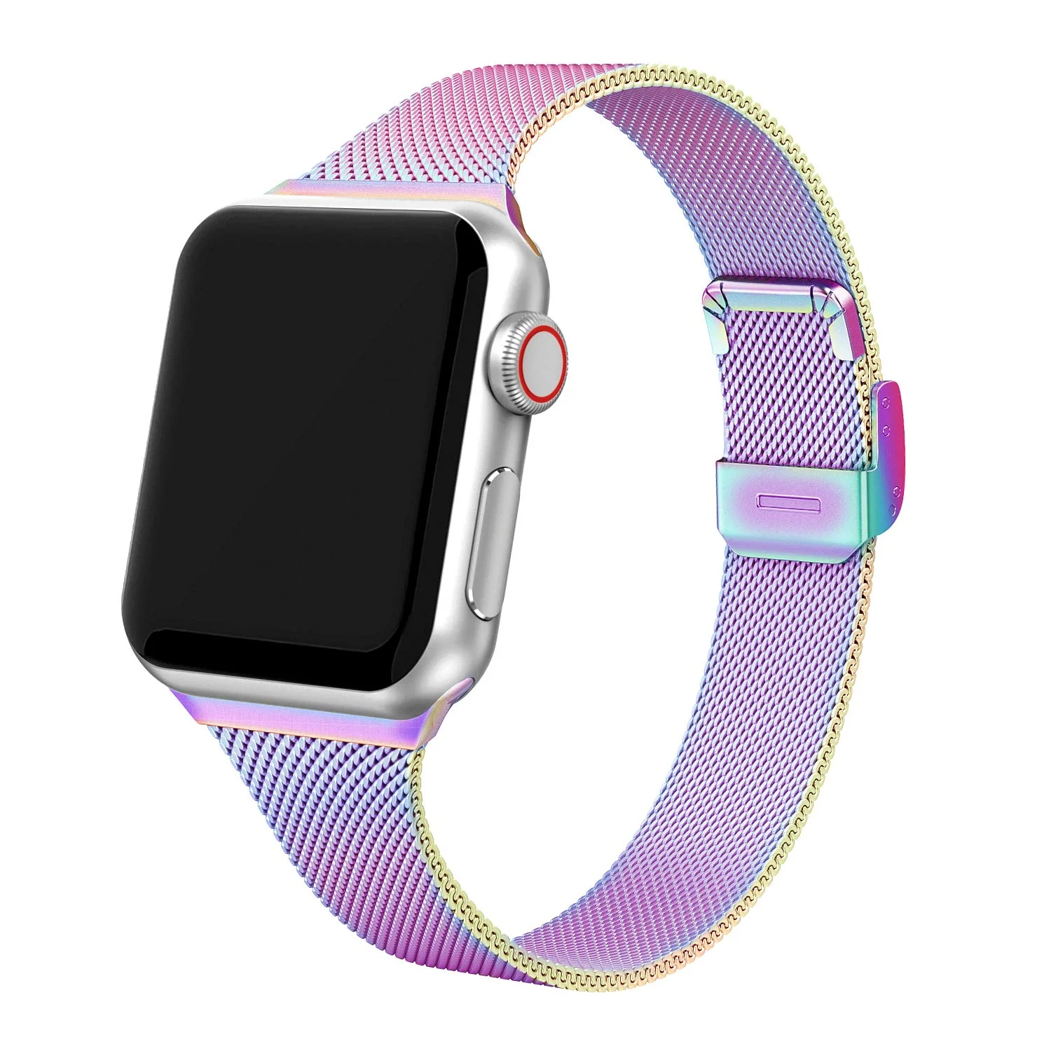 Slim strap For Apple Watch band 40mm 44mm 45mm 41mm 49mm 38mm 42mm Meatl bracelet correa iWatch serieS 3 4 5 6 se 7 8 ultra - Image 10