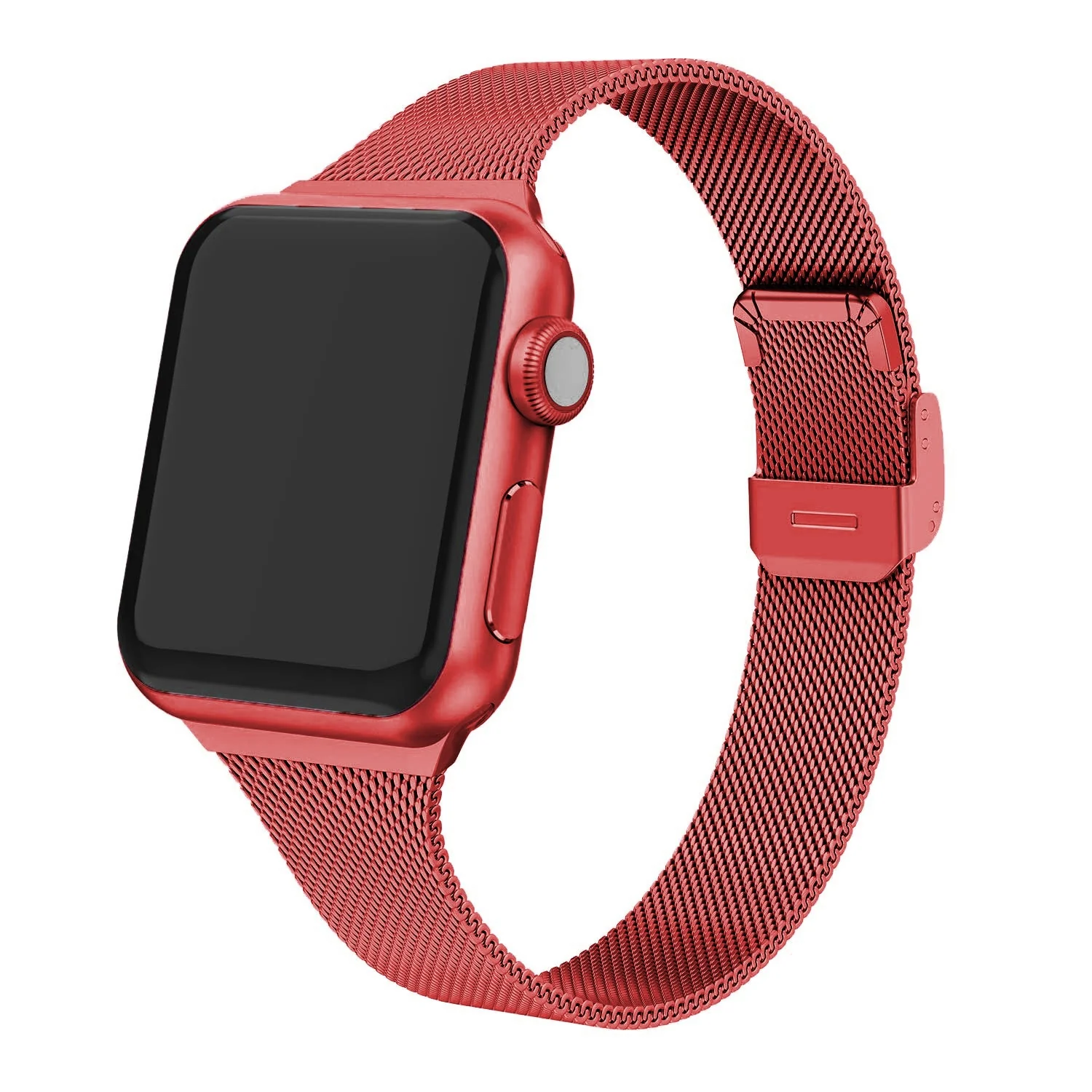 Slim strap For Apple Watch band 40mm 44mm 45mm 41mm 49mm 38mm 42mm Meatl bracelet correa iWatch serieS 3 4 5 6 se 7 8 ultra - Image 6