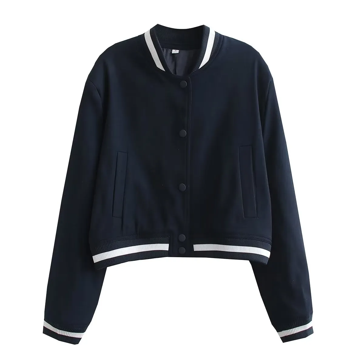 SLTNX Fashion Bomber Jackets for Women 2023 Chic Pockets Coats Female Long Sleeve Stand Collar Casual Jacket New Outerwears - Image 10