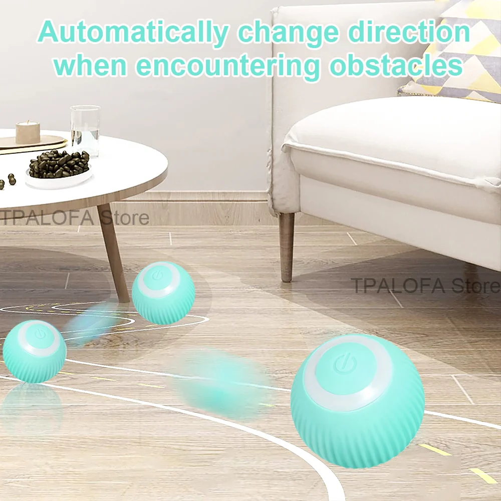 Smart Cat Toys Electric Cat Ball Automatic Rolling Ball Cat Interactive Toys Pets Toy For Cats Indoor Playing Cat Accessories - Image 7