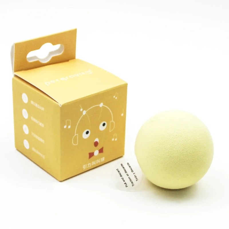 Smart Cat Toys Interactive Ball Plush Electric Catnip Training Toy Kitten Touch Sounding Pet Product Squeak Toy Ball Cat Supplie - Image 4