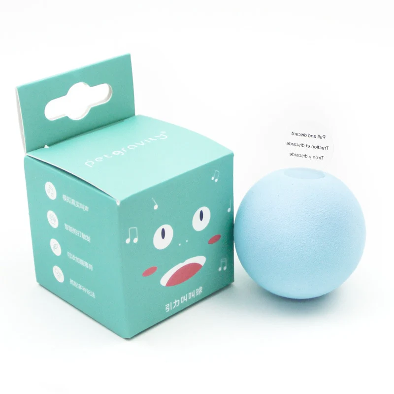 Smart Cat Toys Interactive Ball Plush Electric Catnip Training Toy Kitten Touch Sounding Pet Product Squeak Toy Ball Cat Supplie - Image 6
