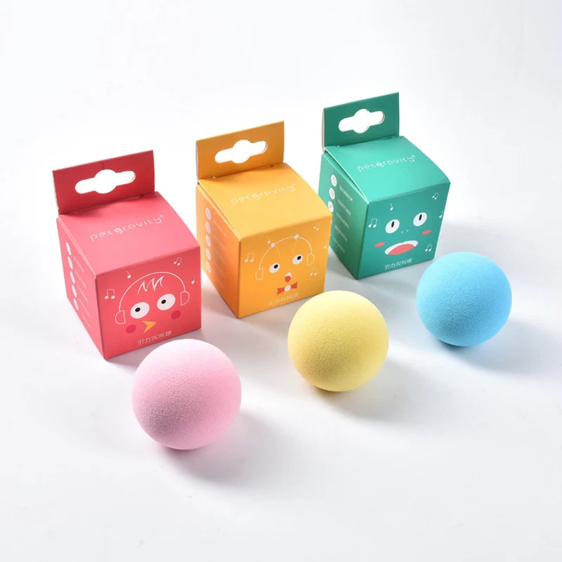 Smart Cat Toys Interactive Ball Plush Electric Catnip Training Toy Kitten Touch Sounding Pet Product Squeak Toy Ball Cat Supplie - Image 9