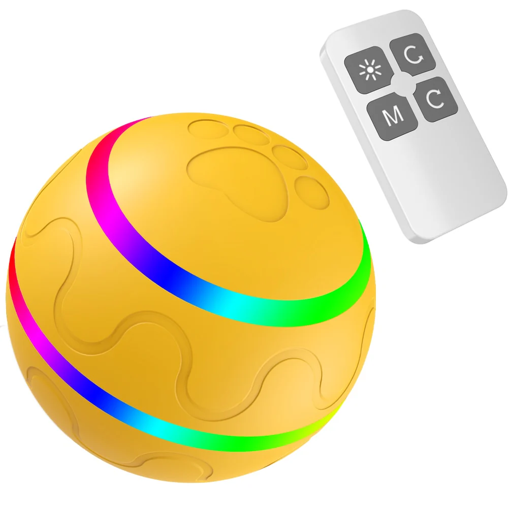 Smart interactive Pet Toy for Dog Cat Ball USB Rechargeable Funny Electric Automatic Rotating Jumping Playing Funny Rolling Ball - Image 2
