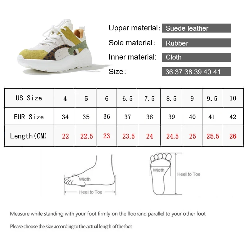 Smile Circle Women Sneakers Flat Platform shoes Suede Leather fashion casual Breathable Thick bottom Ladies Shoes - Image 6
