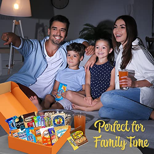 Snack Box Care Package (120 Count) Variety Snacks valentines day Gift Box - College Students,Back to school Military, Work or Home - Chips Cookies & Candy! Sweet Choice - Image 3