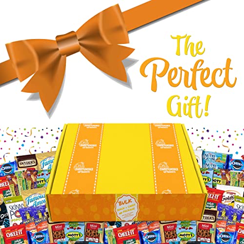 Snack Box Care Package (120 Count) Variety Snacks valentines day Gift Box - College Students,Back to school Military, Work or Home - Chips Cookies & Candy! Sweet Choice - Image 4