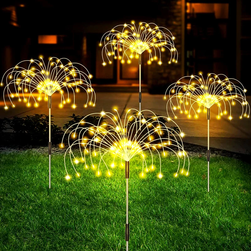 Solar LED Firework Fairy Lights Outdoor Garden Decoration Lawn Pathway Lights For Patio Yard Party Christmas Wedding Decor - Image 2