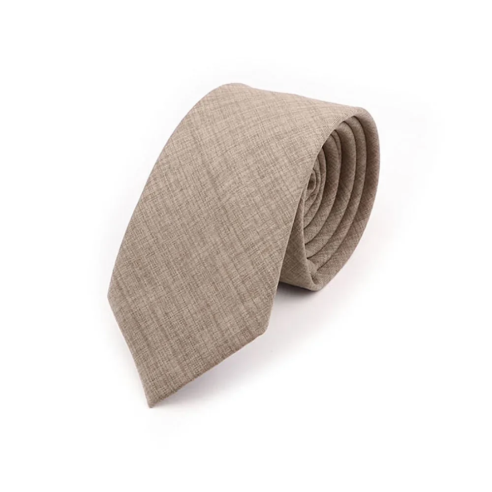 Solid Color Handmade Cotton Ties Men Necktie Striped Narrow Collar Slim Pink Sage Green Casual Tie Wedding Suit Accessories Gift - Image 19