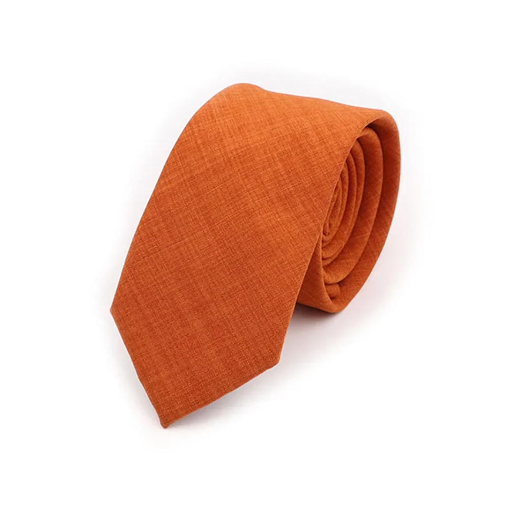 Solid Color Handmade Cotton Ties Men Necktie Striped Narrow Collar Slim Pink Sage Green Casual Tie Wedding Suit Accessories Gift - Image 25