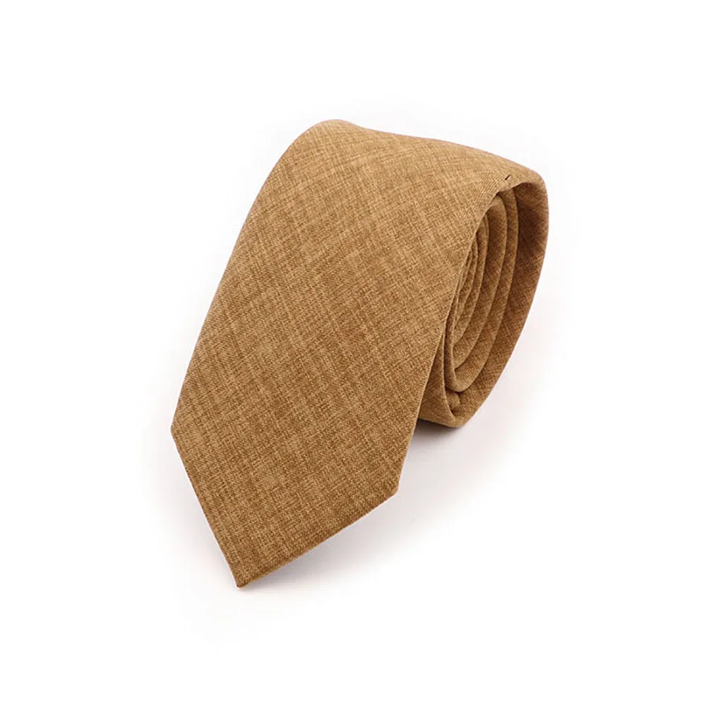Solid Color Handmade Cotton Ties Men Necktie Striped Narrow Collar Slim Pink Sage Green Casual Tie Wedding Suit Accessories Gift - Image 26