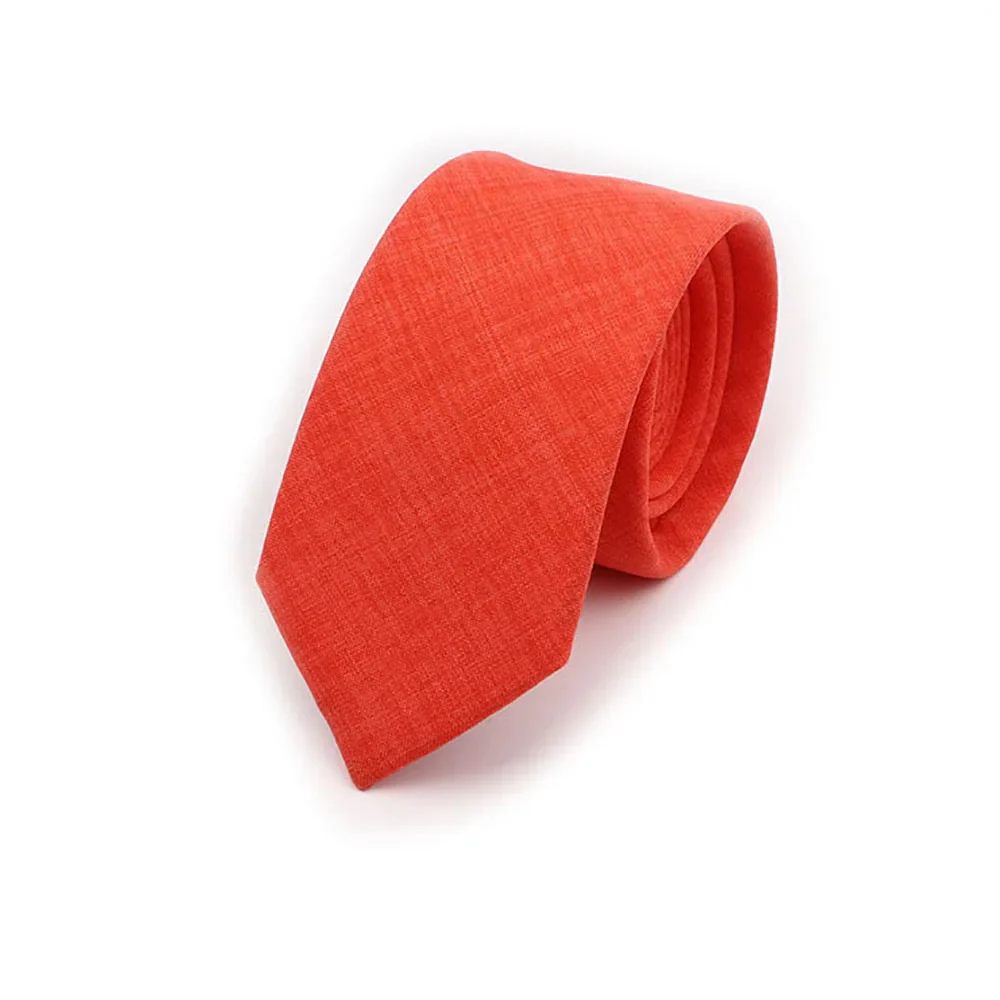 Solid Color Handmade Cotton Ties Men Necktie Striped Narrow Collar Slim Pink Sage Green Casual Tie Wedding Suit Accessories Gift - Image 4