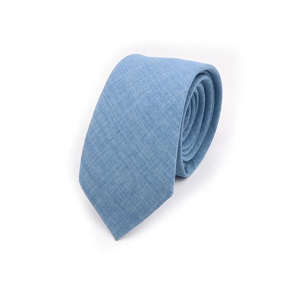 Solid Color Handmade Cotton Ties Men Necktie Striped Narrow Collar Slim Pink Sage Green Casual Tie Wedding Suit Accessories Gift - Image 9