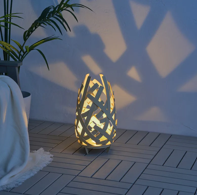 SOLVINDEN LED floor lamp, battery operated/outdoor, 17 3/4 " - Image 4