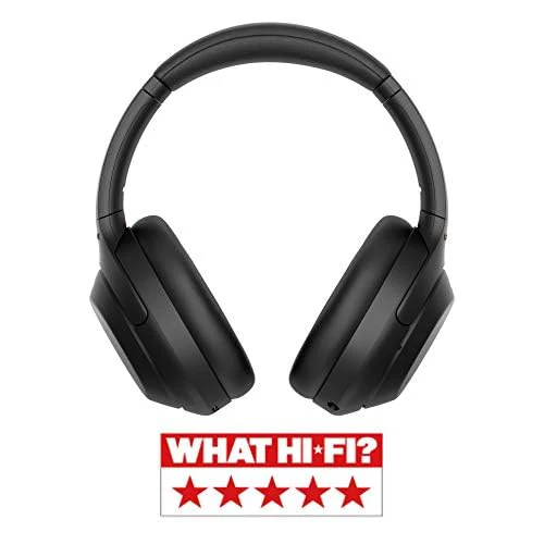 Sony WH-1000XM4 Wireless Premium Noise Canceling Overhead Headphones with Mic for Phone-Call and Alexa Voice Control, Black WH1000XM4 - Image 3