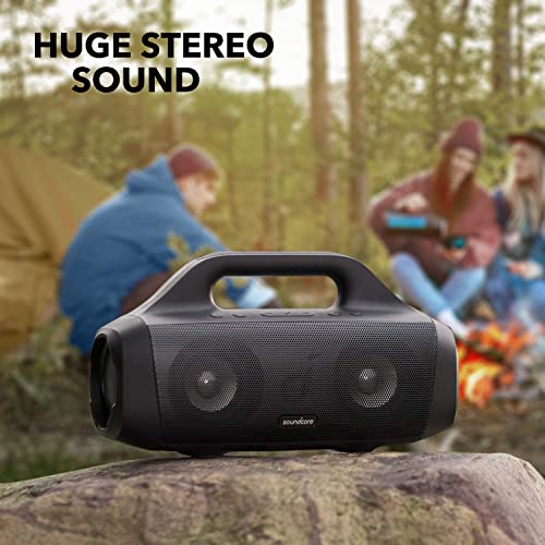 Soundcore Anker Motion Boom Waterproof Bluetooth Speaker with Titanium Drivers, BassUp Technology, IPX7, 24H Playtime, App, Built-in Handle, Outdoor Speaker for Camping, Pool, Beach, Backyard - Image 12