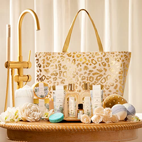 Spa Gift Baskets for Women, Spa Luxetique Gifts for Women, 15pcs Luxury Relaxing Spa Gift Set Includes Bath Bombs, Essential Oil, Hand Cream and Luxury Tote Bag, Christmas, Birthday Gifts for Women - Image 4