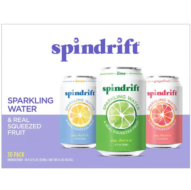 Spindrift Sparkling Water Variety, 12 fl oz, 30 ct - Image 2
