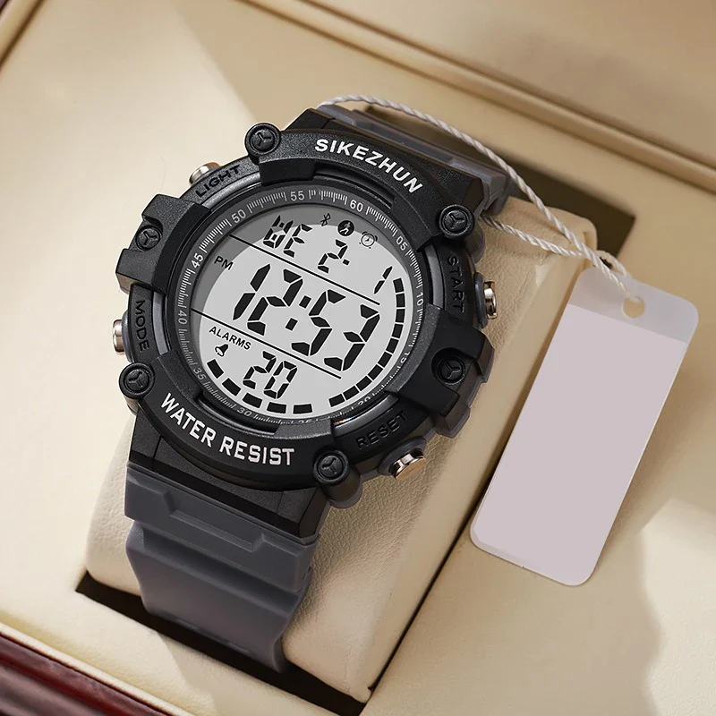 Sports Electronic Watch for Man Outdoor Sport Watch Stopwatch Waterproof Calendar Digital Clock Wristwatch for Boys Student Teen - Image 12