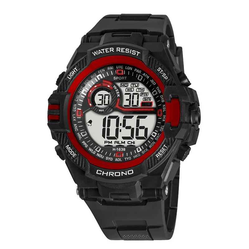 Sports Electronic Watch for Man Outdoor Sport Watch Stopwatch Waterproof Calendar Digital Clock Wristwatch for Boys Student Teen - Image 8