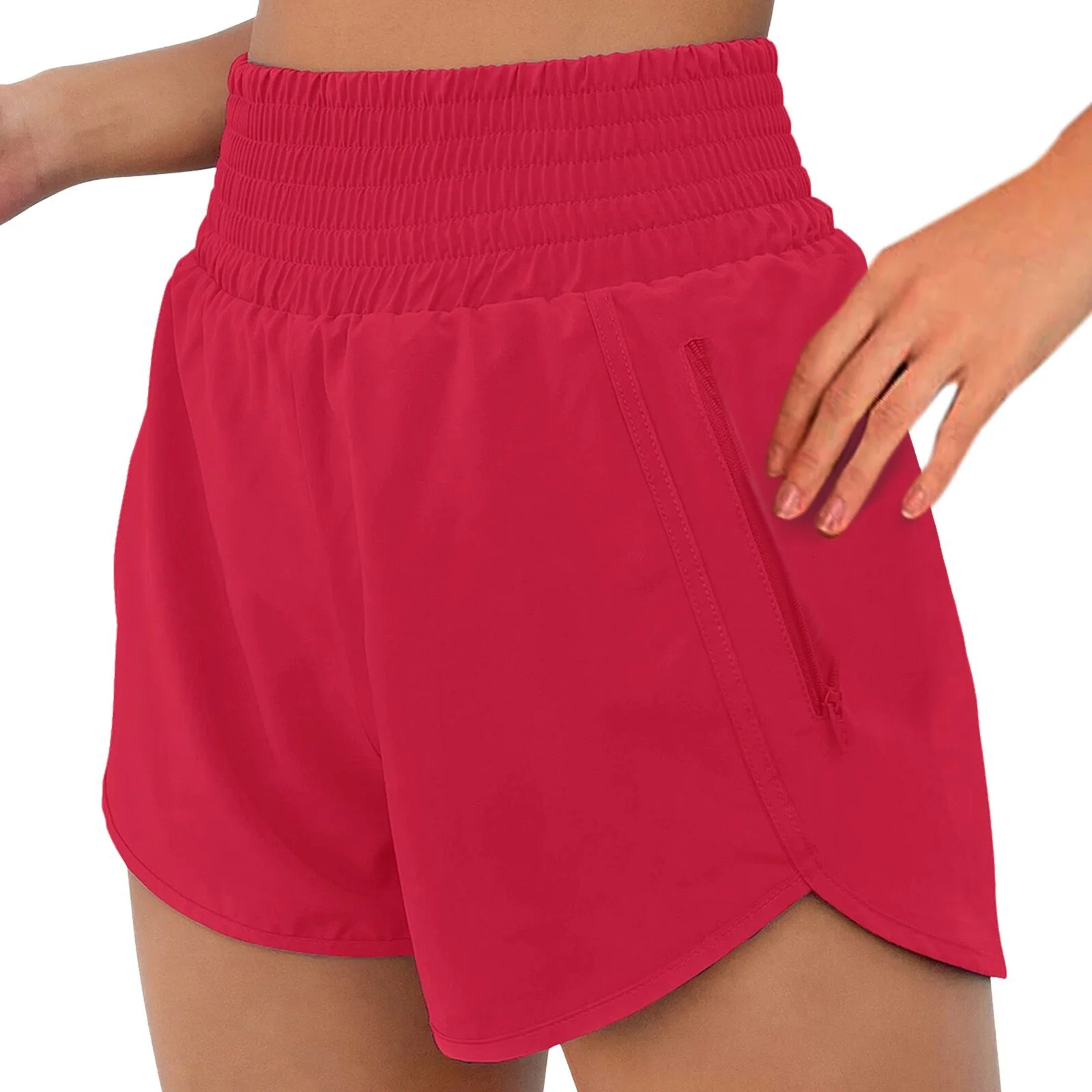 Sports Fitness Shorts Quick Dry Yo-Ga Trunks Loose Pants Breathable Women's Shorts Elastic Waist Bodybuilding Pantalones Cortos - Image 7