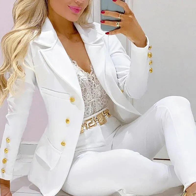 Spring Autumn Jackets For Women 2021 Fashion Coat Ladies Cardigan Casual Long Sleeve Coat Office Lady Colorful Jacket Female Top - Image 17