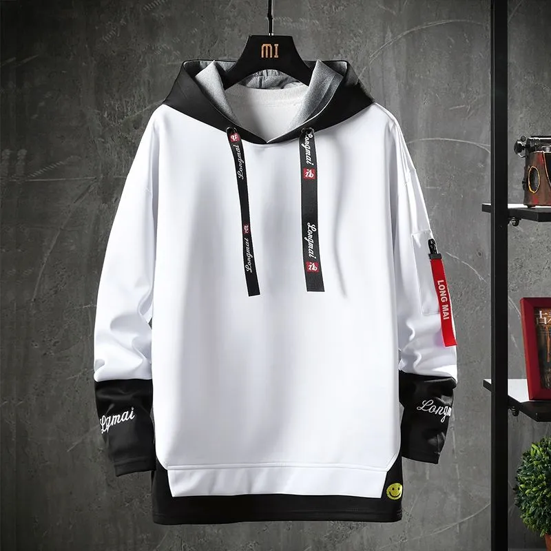 Spring Autumn Men's Hoodie Harajuku Fashion Korean Streetwear Sweatshirt Men Casual Men Clothing Trend Long Sleeve Hoodies Men - Image 2