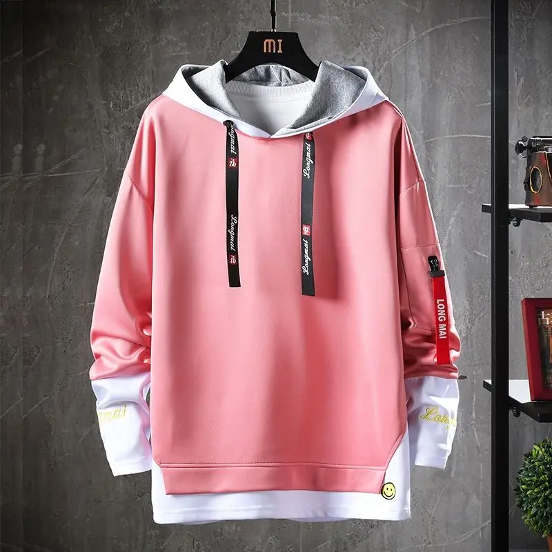 Spring Autumn Men's Hoodie Harajuku Fashion Korean Streetwear Sweatshirt Men Casual Men Clothing Trend Long Sleeve Hoodies Men - Image 3