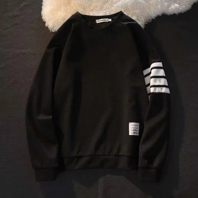 Spring Autumn Men's Sweatshirt Korean Fashion Streetwear English Long Sleeve Top Men Trend Men Clothing Harajuku Pullover Hoodie - Image 10