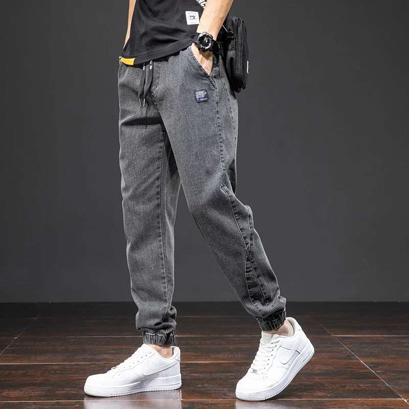Spring Summer Black Blue Cargo Jeans Men Streetwear Denim Jogger Pants Men Baggy Harem Jean Trousers Plus Size 6XL 7XL 8XL - Image 3