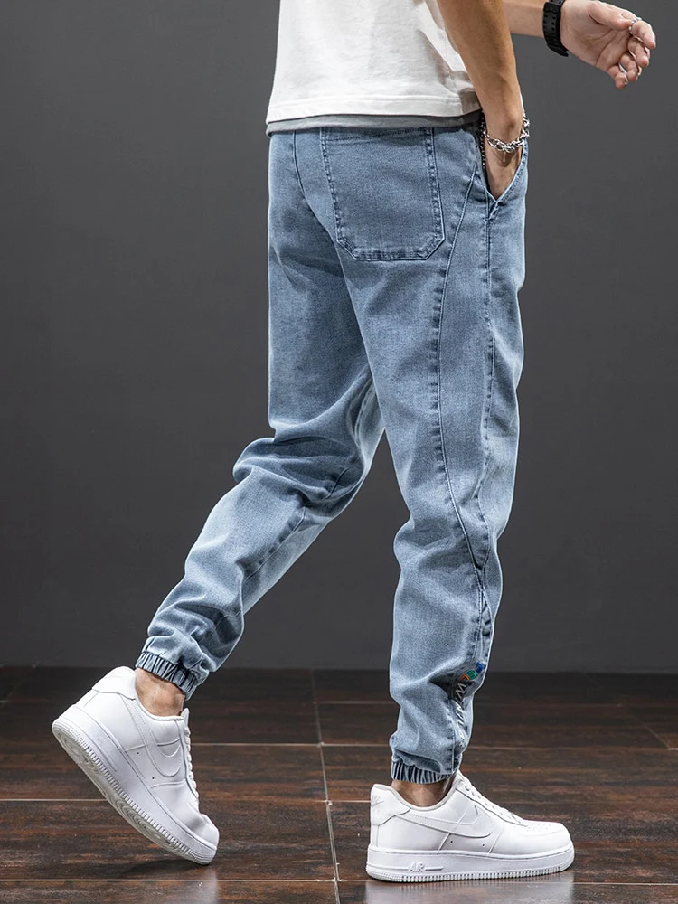 Spring Summer Black Blue Cargo Jeans Men Streetwear Denim Jogger Pants Men Baggy Harem Jean Trousers Plus Size 6XL 7XL 8XL - Image 6