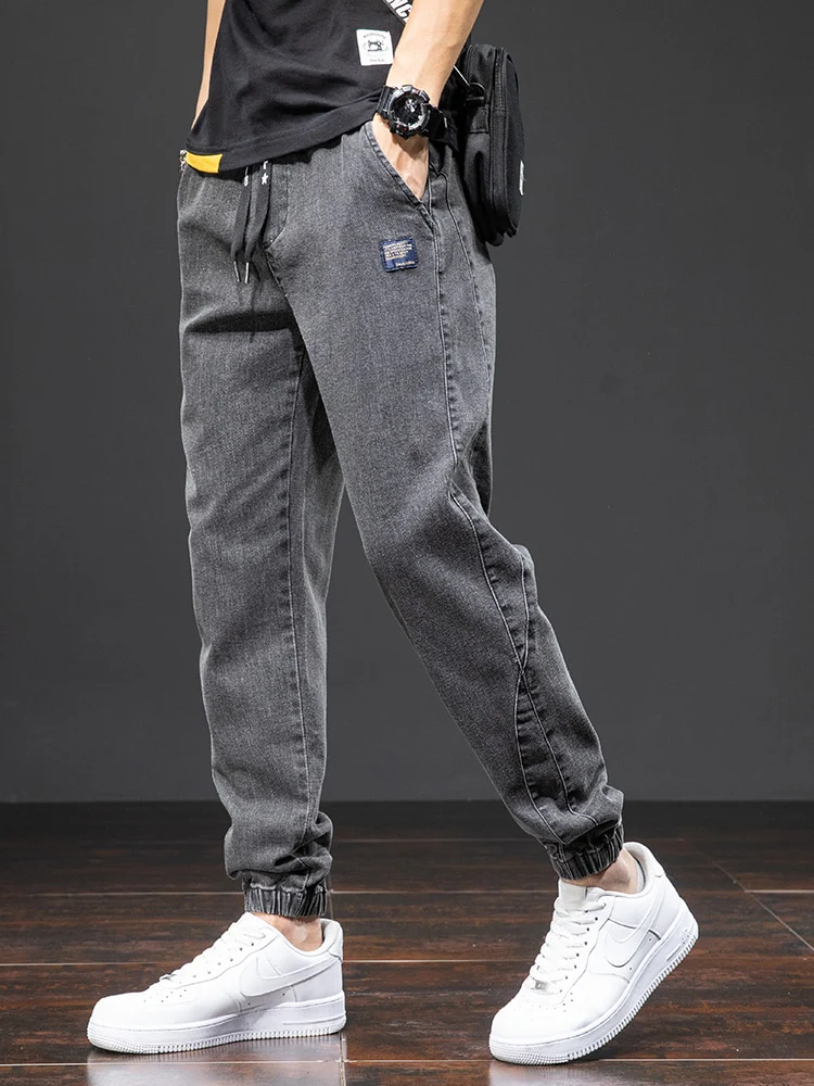 Spring Summer Black Blue Cargo Jeans Men Streetwear Denim Jogger Pants Men Baggy Harem Jean Trousers Plus Size 6XL 7XL 8XL - Image 7