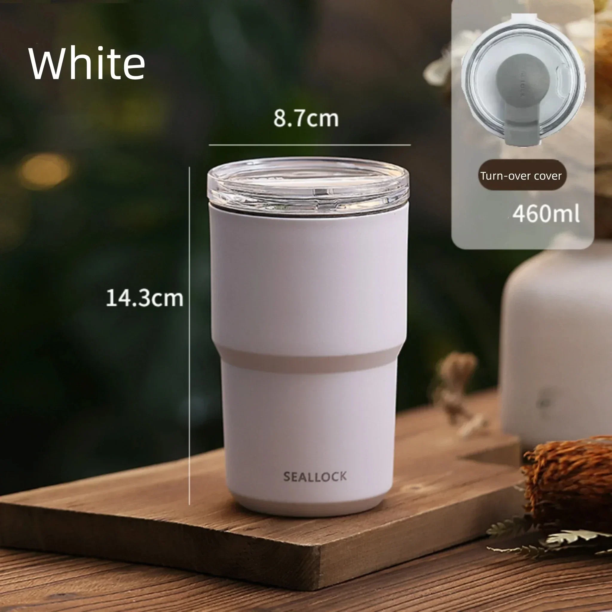 Stainless Steel Coffee Cup Double Layer Vacuum Insulation Cup Office Outdoor Portable Fashion Car Water Mugs for Friends Gifts - Image 8