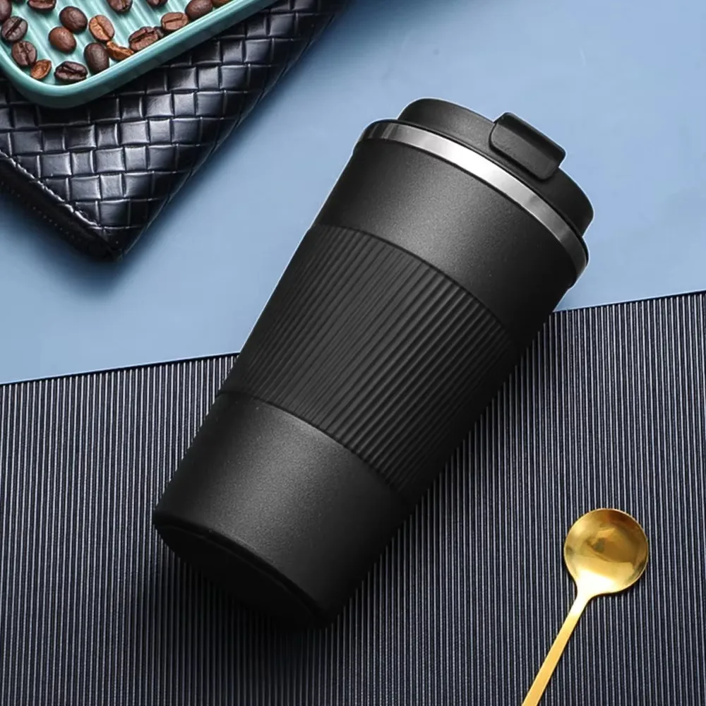 Stainless Steel Coffee Cup Double Layer Vacuum Insulation Cup Outdoor Portable Car Water Cups Fashion Mug Water Bottle - Image 9